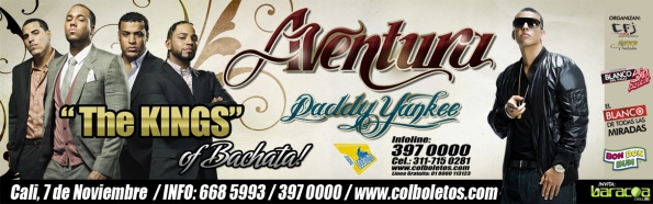 Daddy Yankee & Aventura en Cali