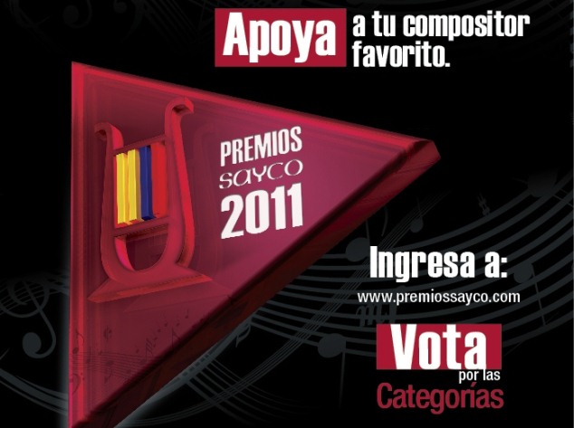 Premios Sayco 2011 - Votaciones
